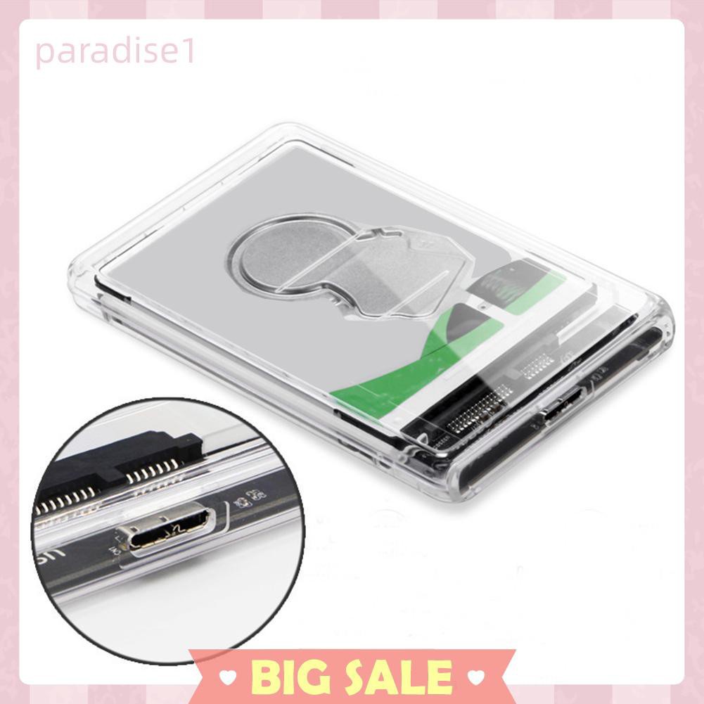 Hộp Đựng Ổ Cứng Trong Suốt 2.5 inch HDD SSD SATA Sang USB 3.0 | BigBuy360 - bigbuy360.vn