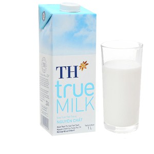 Hộp 1L Sữa Tươi Tiệt Trùng Có Đường / Ít Đường / Nguyên Chất TH True Milk