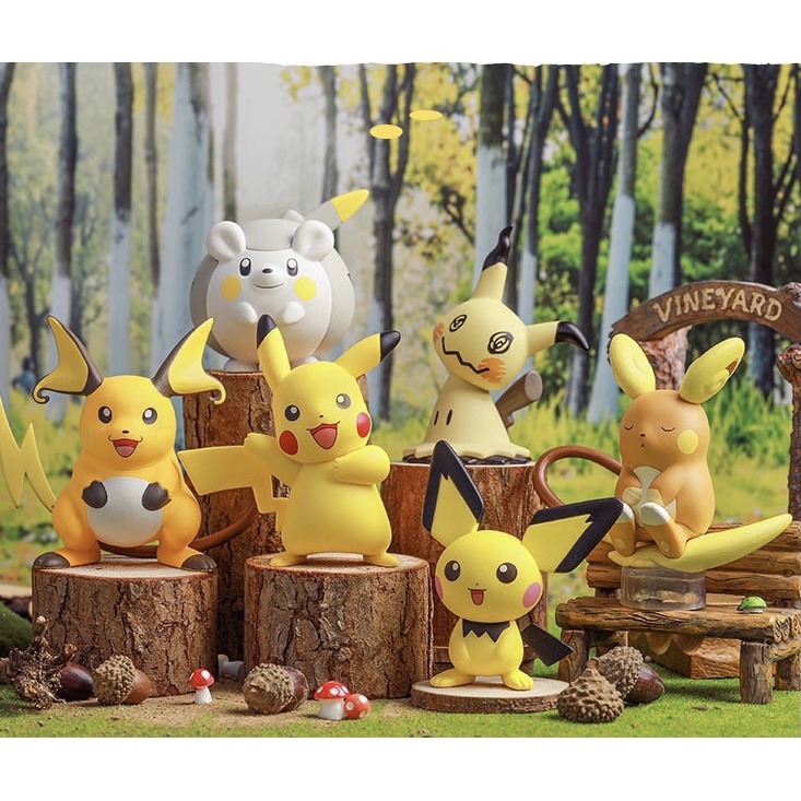 Mô hình Pokemon xịn sò - chủ đề Lovely Pokemon - hàng nội địa Trung cao cấp - Pikachu / Pichu / Raichu ...