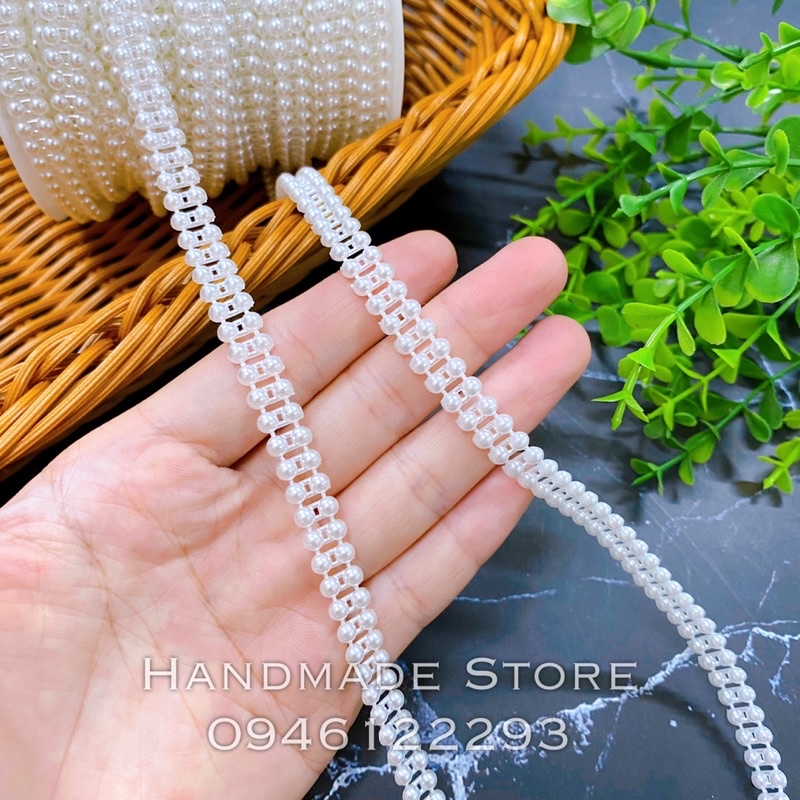 Dây hạt nhựa 2 hàng (1 mét)