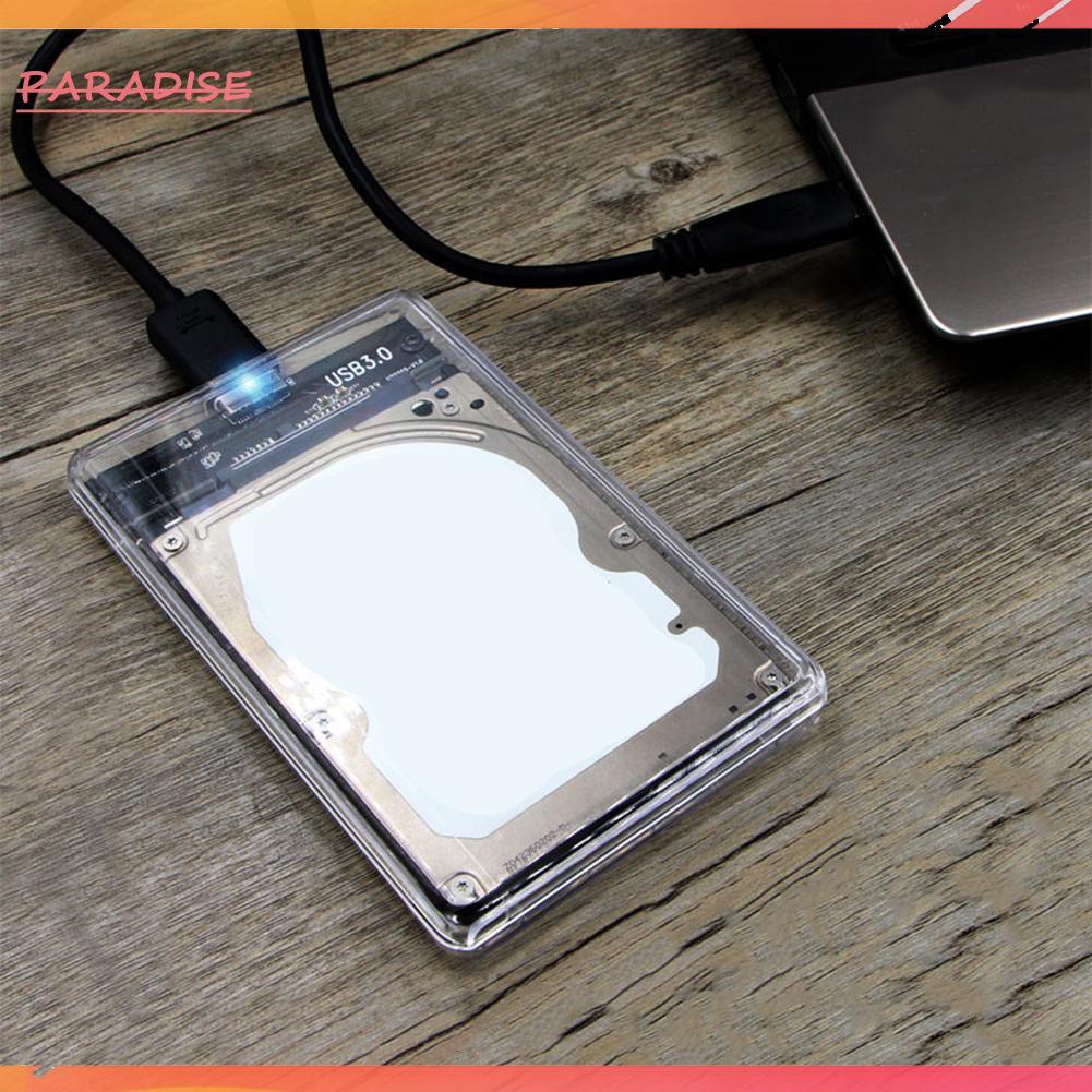 Hộp Đựng Ổ Cứng Trong Suốt 2.5 Inch Hdd Ssd Sata Sang Usb 3.0 | BigBuy360 - bigbuy360.vn