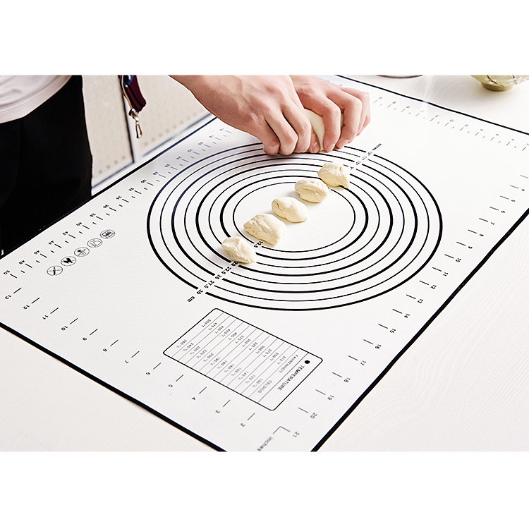 Miếng Lót Nhào Bột Làm Bánh Chống Dính Kích Thước 40X60 CM Siêu Bền