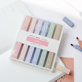 Bút highlight dạ quang đánh dấu màu kem