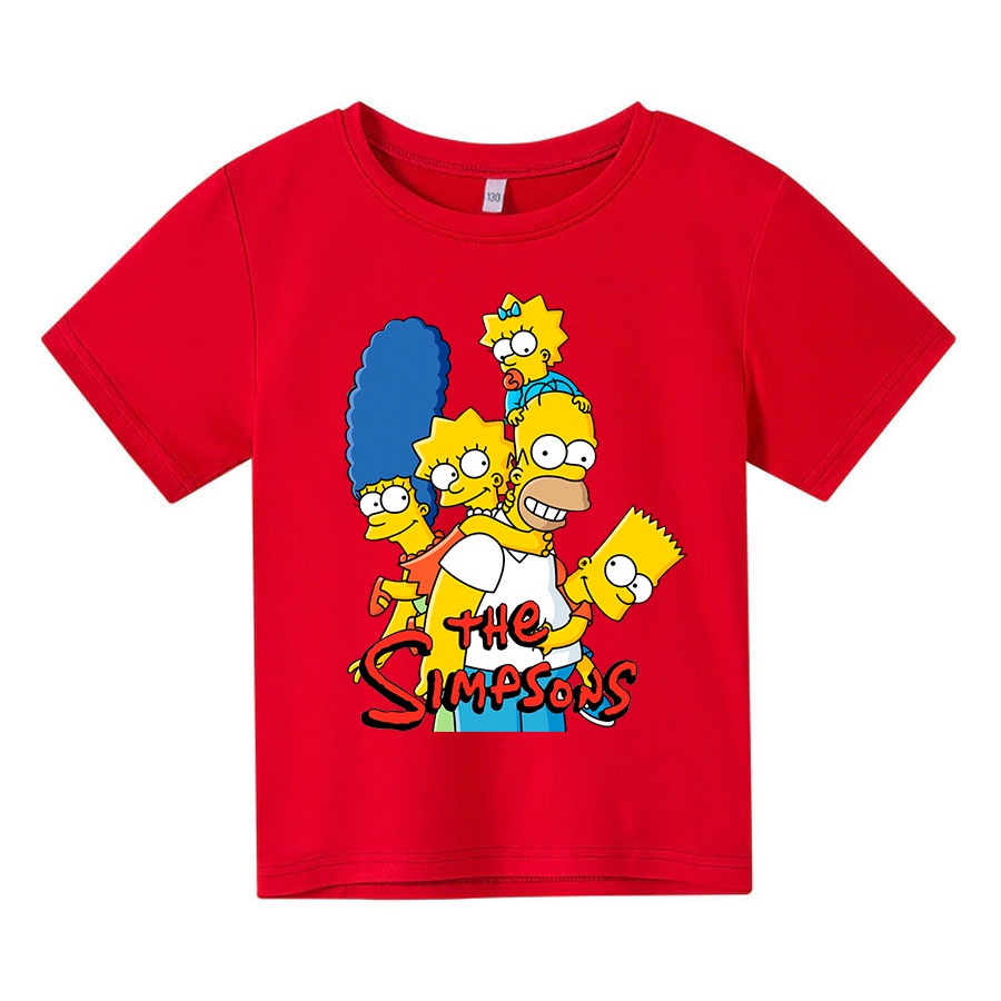 Áo thun cho bé the simpsons 1 , 4 màu, có size người lớn, Anam Store