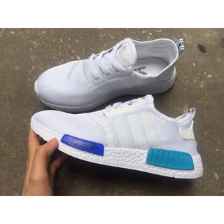 [KÈM HỘP MỘC] Giày Adidas NMD R1 màu trắng xanh
