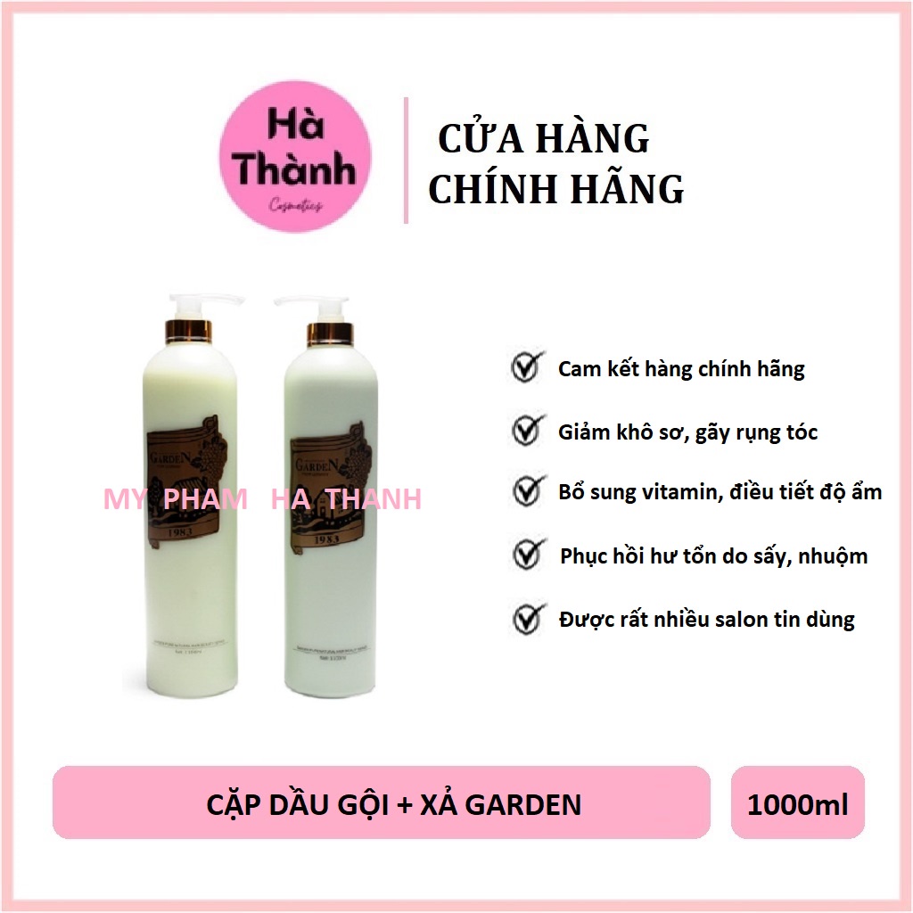 Cặp Dầu Gội Xả Garden 1100ml Cam Kết Hàng Chính Hãng Công Ty HT159