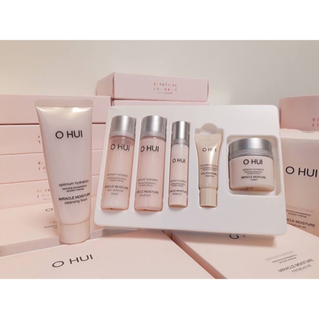 Set Ohui Miracle Moisture 5 món (54ml) dưỡng ẩm