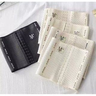 Đai nịt bụng giảm mỡ M+ có lỗ thông hơi 2 màu