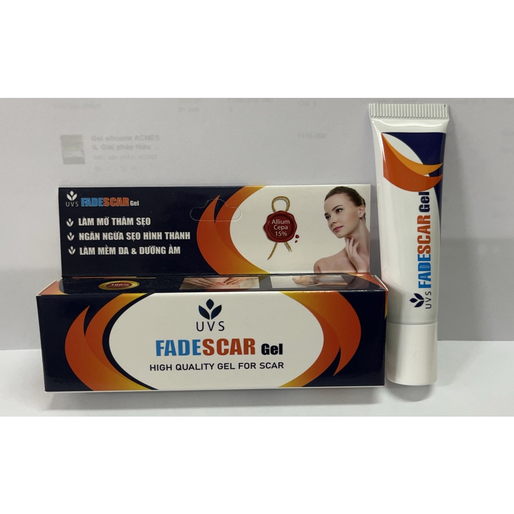 FadeScar Gel - Làm mờ thâm sẹo và ngăn ngừa sẹo hình thành 10g