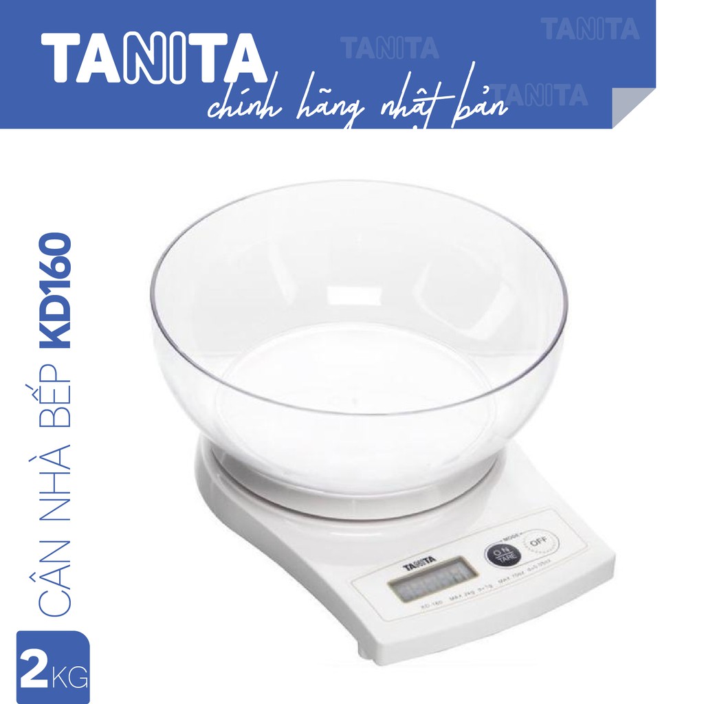 Cân nhà bếp Tanita KD160,Chính hãng nhật bản,Cân làm bánh,Cân thực phẩm,Cân tiểu ly,Cân chính xác,Cân bếp 1kg,2kg