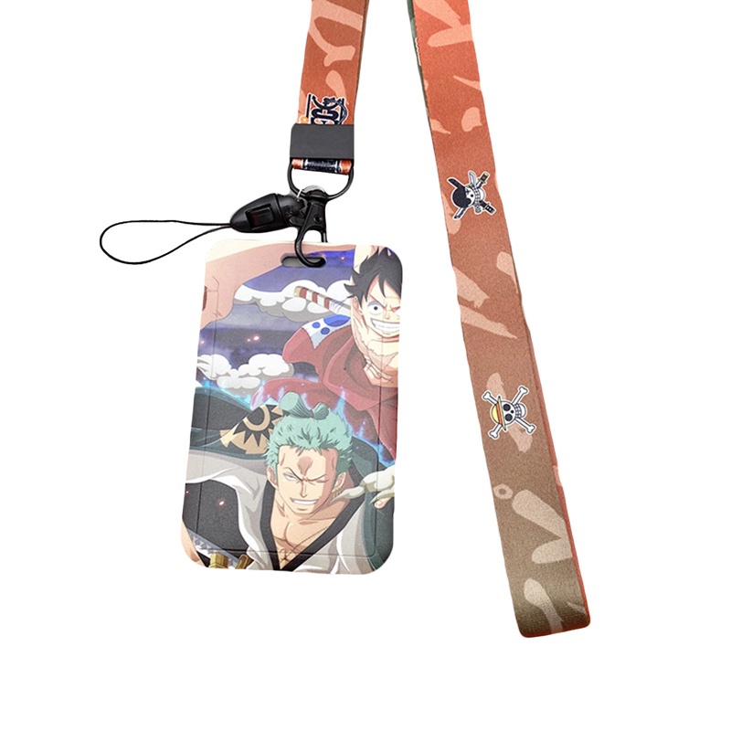 Ví Đựng Thẻ ID / Thẻ ID Bằng PVC In Hoạt Hình Naruto / One Piece Dễ Thương Cho Học Sinh