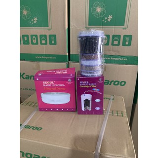 Than  lọc nước 5 tầng và đá khoáng bình úp seoul cây nước nóng lạnh kangaroo made in korea