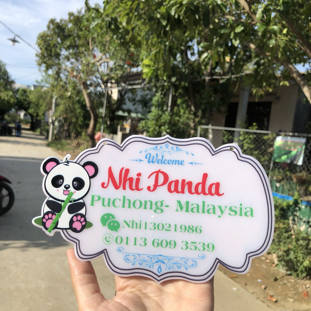 Bảng hiệu trang trí cửa hàng - Bảng mica in nội dung theo yêu cầu - Giá rẻ