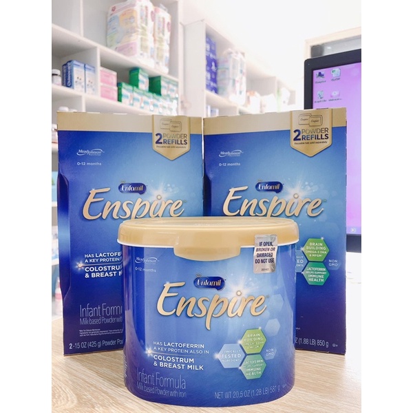 Sữa Enfa Enspire 581gram DÀNH CHO BÉ 0-12 THÁNG TUỔI