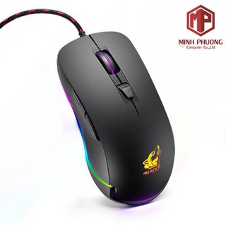 CHUỘT CHƠI GAME LED RGB FREE WOLF V6 (hàng chính hãng)