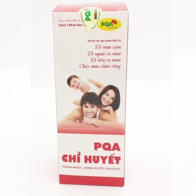 Siro chỉ huyết PQA giải pháp cho chảy máu cam ,chảy máu chân răng chai 125ml
