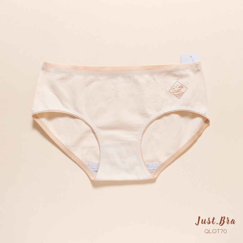 Quần lót nữ Just Bra chất liệu cotton mềm mại thoáng khí, thiết kế không viền QLOT70
