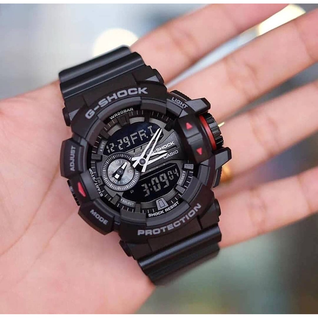 Đồng hồ nam Casio chính hãng GA-400, dây nhựa