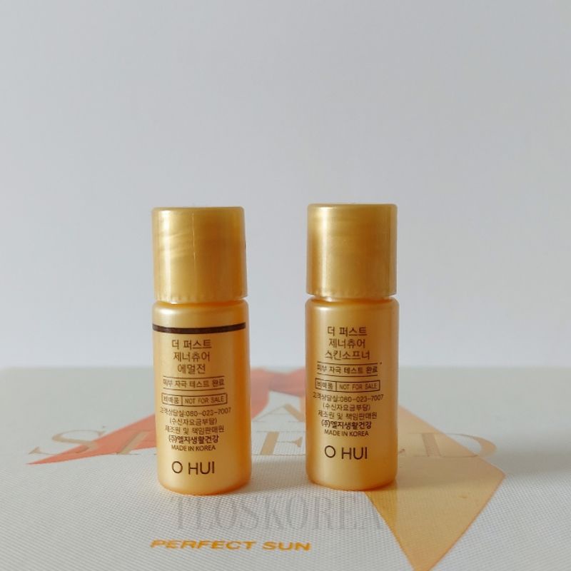 Cặp Nước Hoa Hồng + Sữa Dưỡng Tái Sinh Da Ohui The First