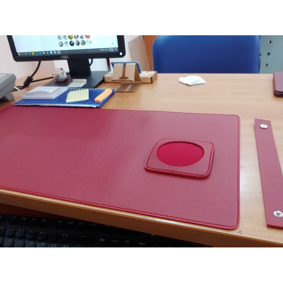 (50x100) Thảm Da Trang Trí Bàn Làm Việc Deskpad Tấm Lót Bàn Làm Việc Mềm Bo Viền Mịn Chống Nước