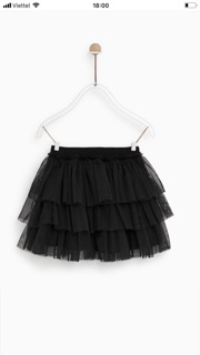 Chân váy ren đen zara dư xịn