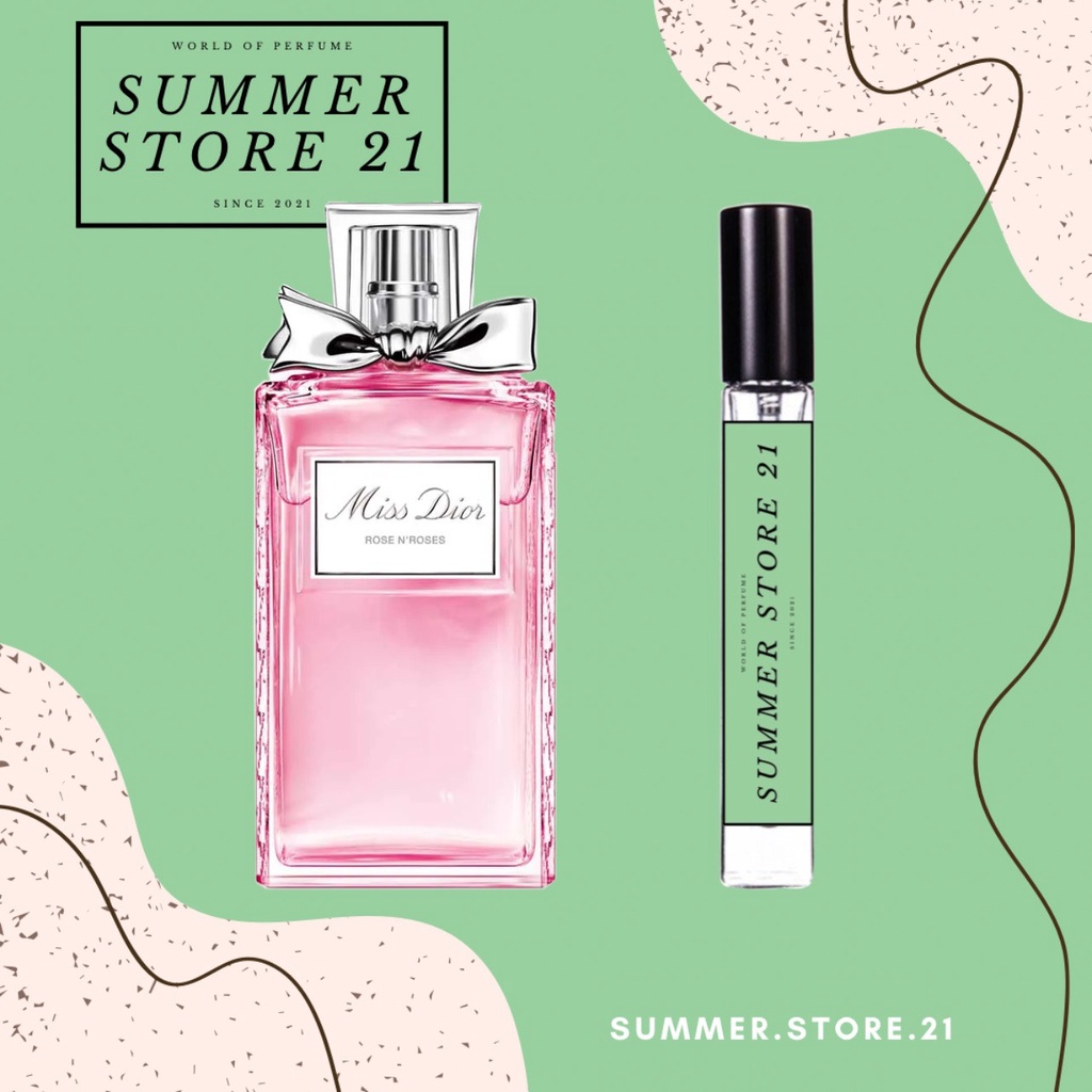 Nước hoa Nữ Miss D i o r Rose N’roses EDT - 5𝘮𝘭/10𝘮𝘭