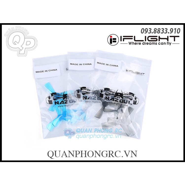 Cánh 3 Lá iFlight Nazgul Cine 2525 3 Blades FPV Cinewhoop Propellers (2 Cặp)