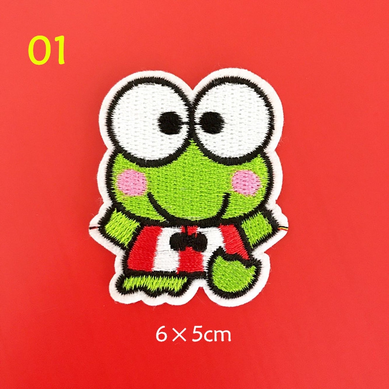 Miếng dán quần áo hình ếch dễ thương（☸ Sanrio - Keroppi Patch ☸）