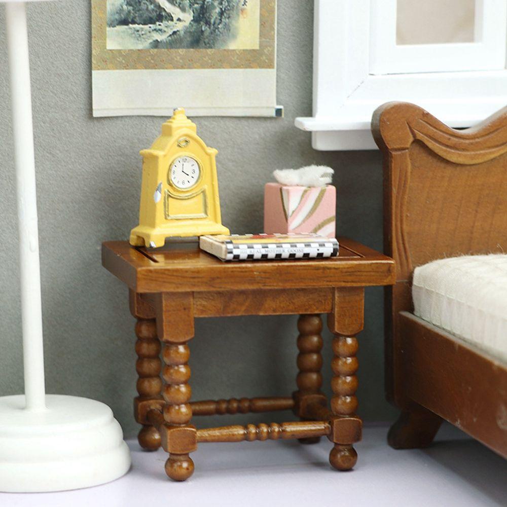 Bàn Cà Phê Mini 5.4 * 3.9 * 4.5cm Trang Trí Nhà Búp Bê