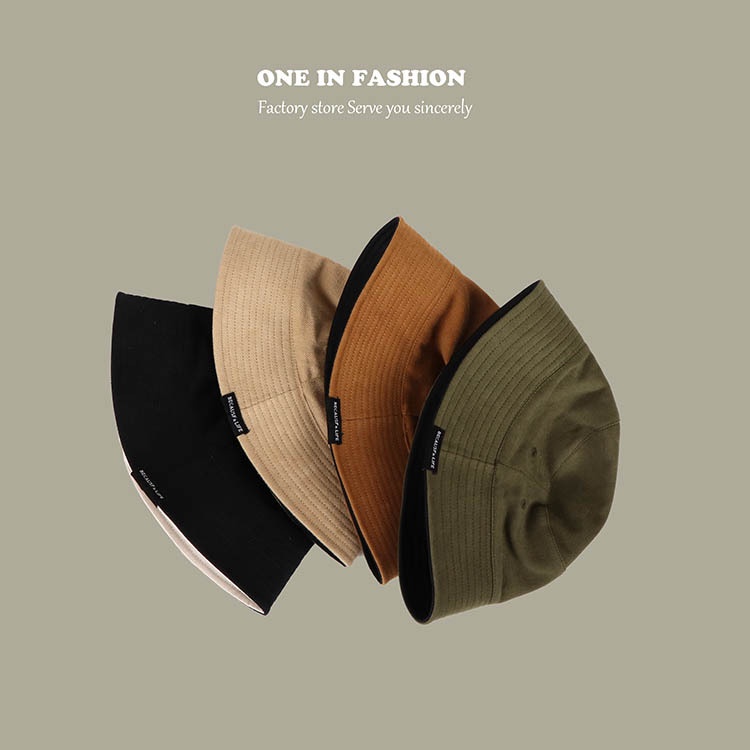[SẴN]- Mũ nón bucket vải kaki đội 2 mặt phong cách Ulzzang (M54)