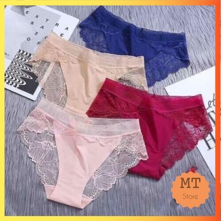 Set 10 quần lót phối ren 8423