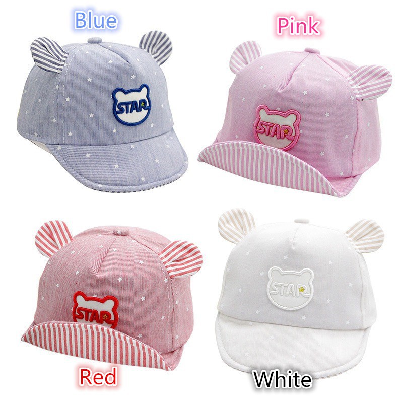 Nón lưỡi trai dành cho trẻ em có tai gấu