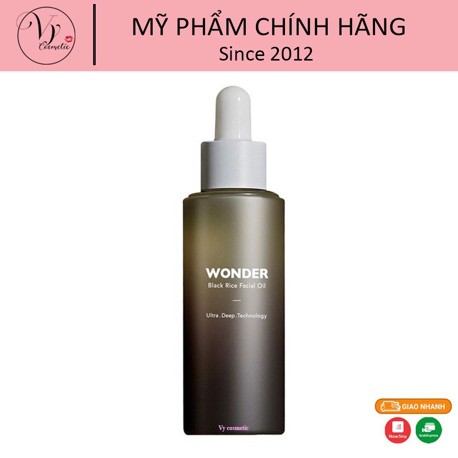 [Freeship] Dầu dưỡng da chiết xuất gạo đen Haruharu Wonder Black Rice Facial Oil 30ml