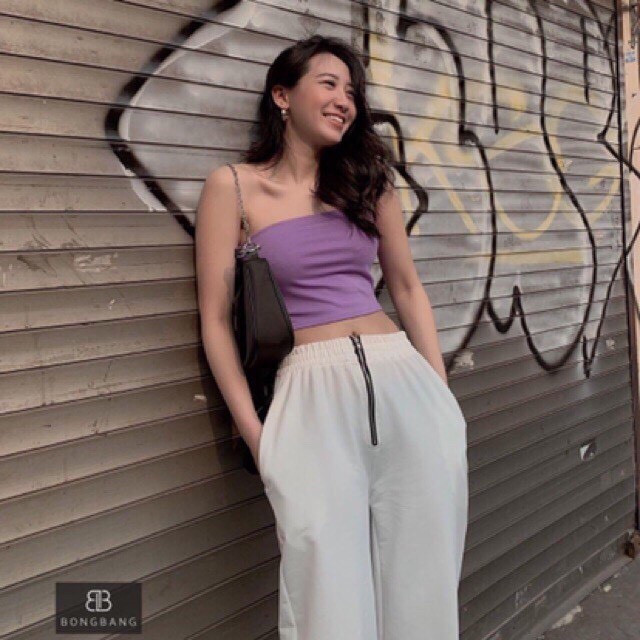 Áo Thun Croptop Quây 3 Màu Siêu Xịn AQ74 | BigBuy360 - bigbuy360.vn