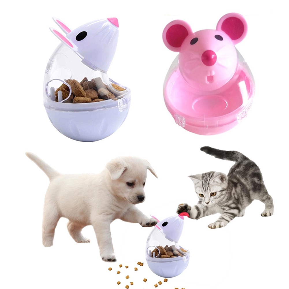 Giá Đỡ Đựng Thức Ăn Cho Mèo Hình Chuột Tiện Dụng