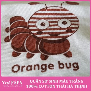 Quần dài sơ sinh màu trắng Thái Hà Thịnh