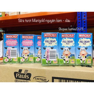 Sữa tươi Marigold Singapore nguyên thùng 24 hộp x 200ml