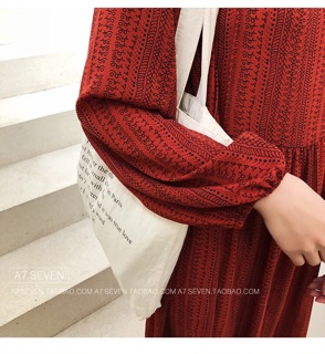 Đầm vintage hoạ tiết đủ size