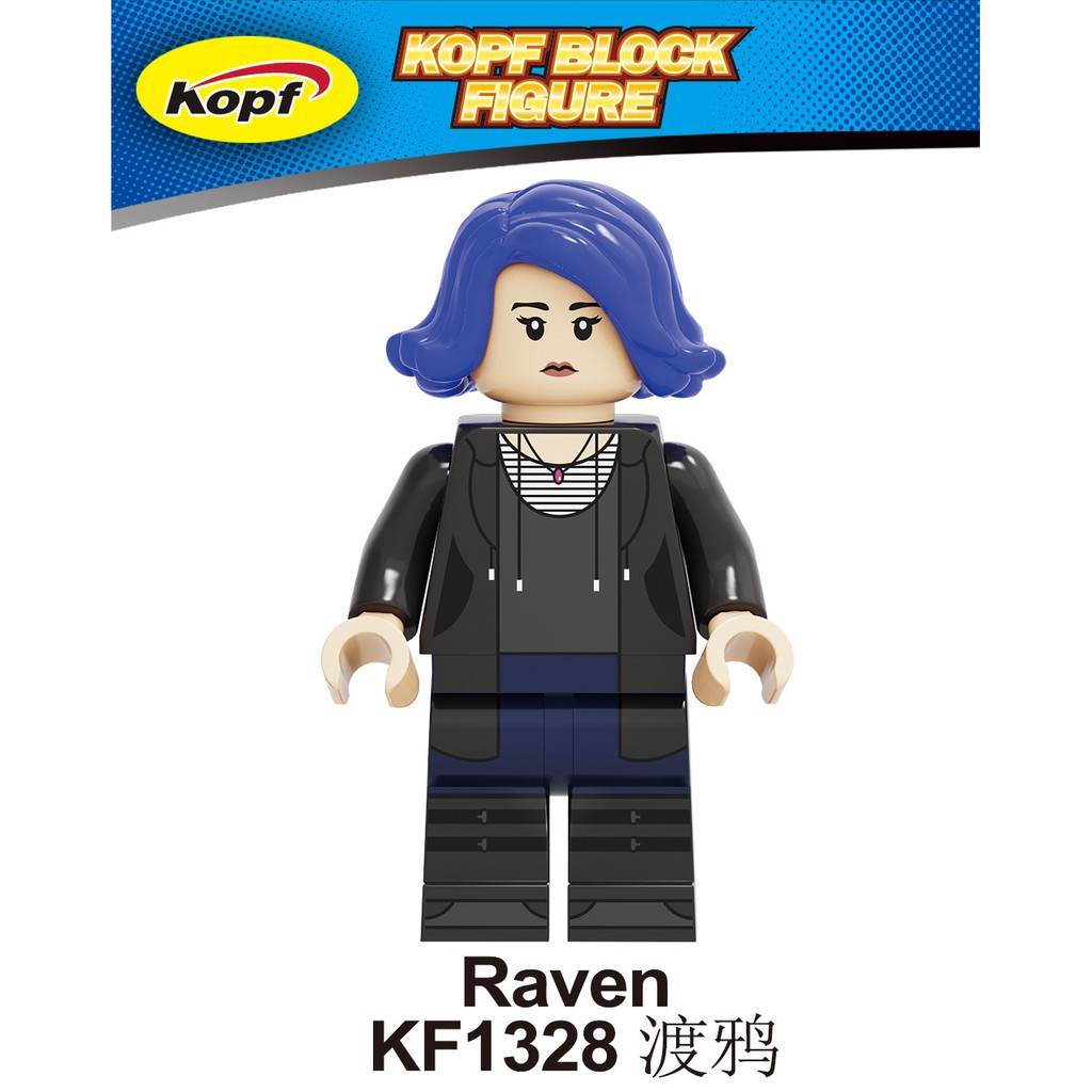 Minifigures Marvel DC Các Mẫu Nhân Vật Super Boy Robin Dove Hawk Raven Mẫu Mới Ra KF6114