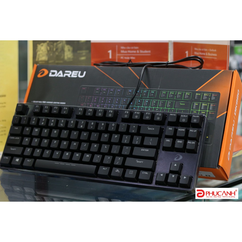 [Mã SKAMSALE03 giảm 10% đơn 200k] Bàn phím cơ chuyên game K880 - Tặng 2 nút switch