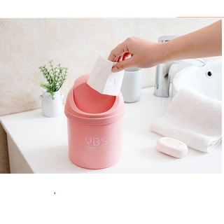 Thùng đựng rác mini để bàn văn phòng YBS Hàn Quốc