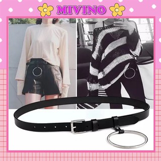 Thắt lưng nữ Mivino dây nịt Hàn Quốc đính khuyên cực chất TL1