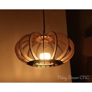 ĐÈN GỖ TREO TRANG TRÍ MỘC MẠC
