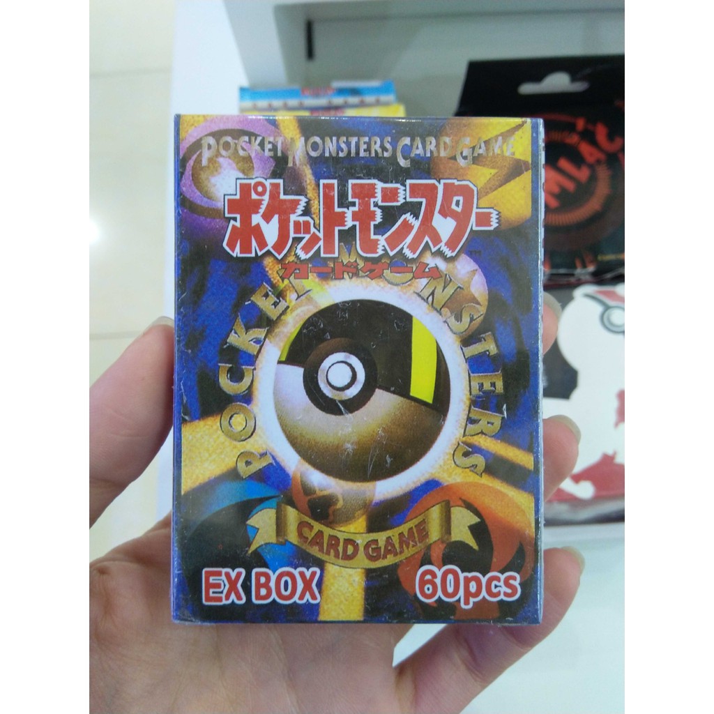 Thẻ trò chơi Pokemon bộ 60 thẻ gồm 47 thẻ cơ bản + 13 thẻ Mega