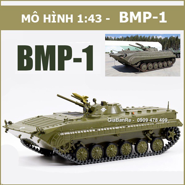 Mô Hình Hoàn Thiện  Xe Thiết Giáp Chở Quân BMP 1 - 15cm - Tỉ Lệ 1:43 - 4357