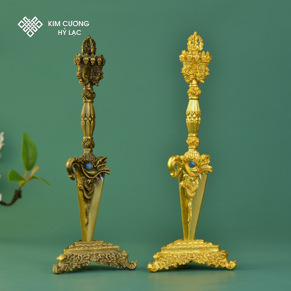 Pháp Khí Phubar Phổ Ba Mật Tông  Hợp Kim 22Cm