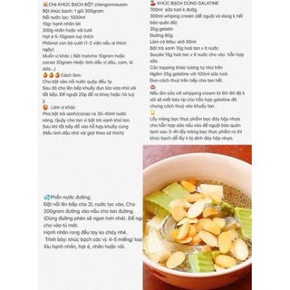 Bột làm khúc bạch