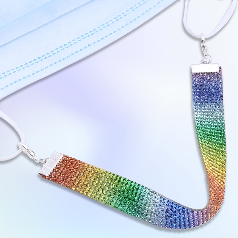 Bộ Chuyển Đổi Mở Rộng Khẩu Trang Đính Kim Cương Pha Lê / Mặt Nạ PENYAMBUNG