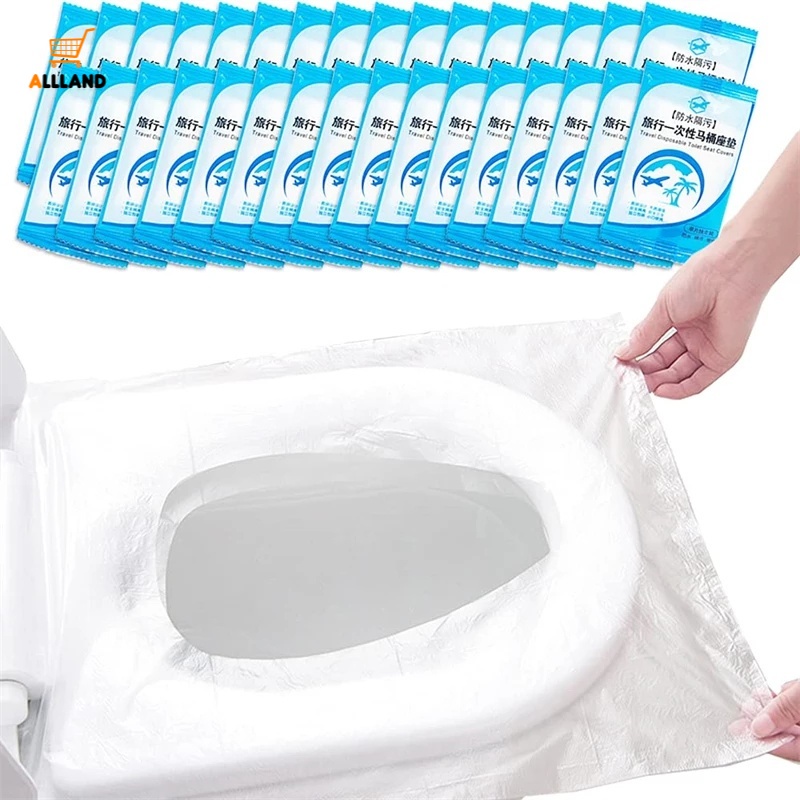 Vỏ Bọc Bệ Ngồi Toilet Dùng 1 Lần Chống Nước Tiện Dụng Cho Đi Du Lịch