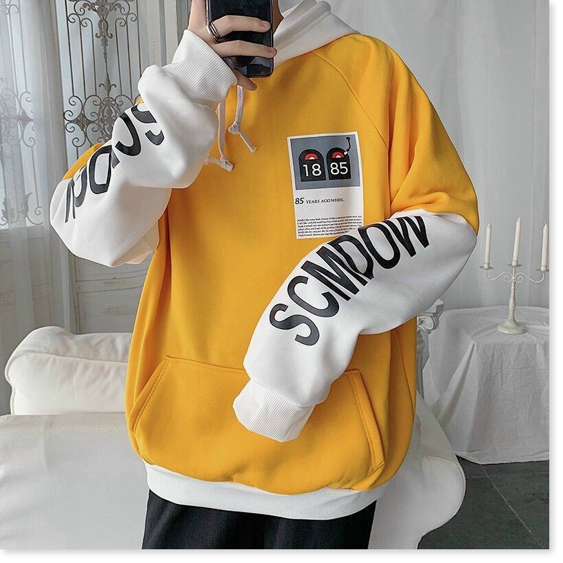 ÁO KHOÁC HOODIE NAM CÁ TÍNH PHỐI MÀU SÀNH ĐIỆU